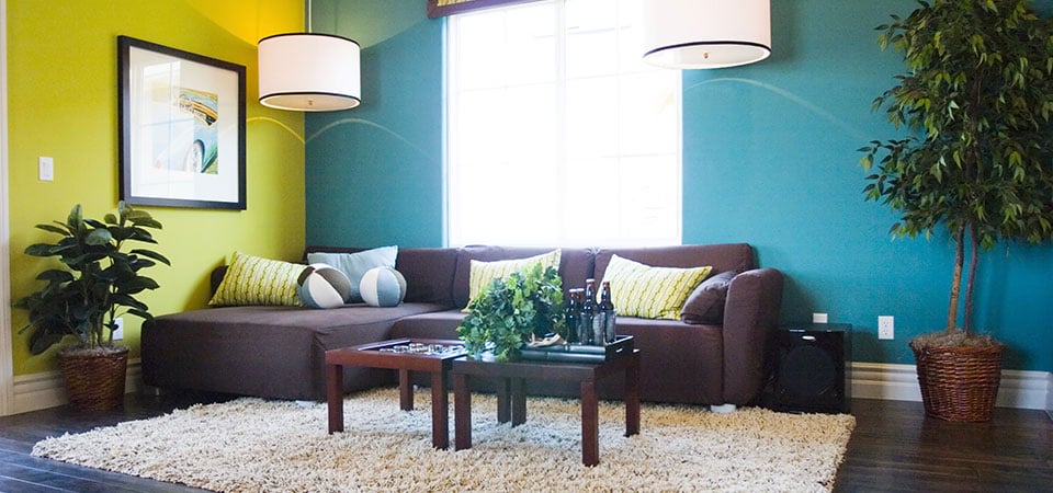 Bright living room