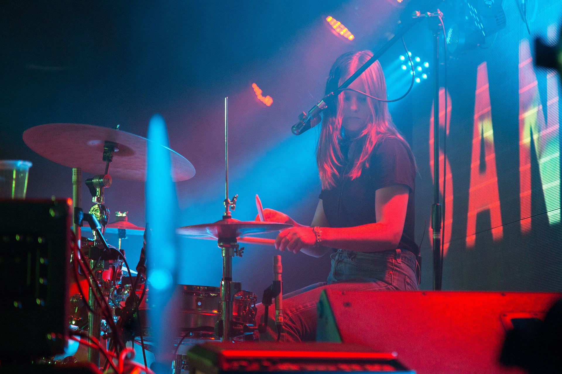 Female drummer