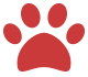 Red paw icon